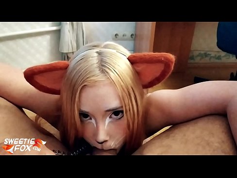 ❤️ Kitsune gbe dick ati pẹlu ni ẹnu rẹ ️ Ohun onihoho ti ile ❤